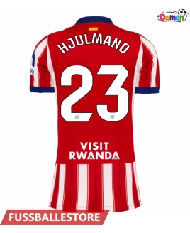 Günstige Atletico Madrid Morten Hjulmand #23 Heimtrikot Damen 2026-27 Kurzarm